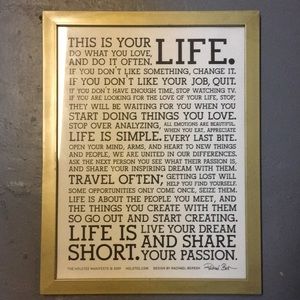 This is your life print